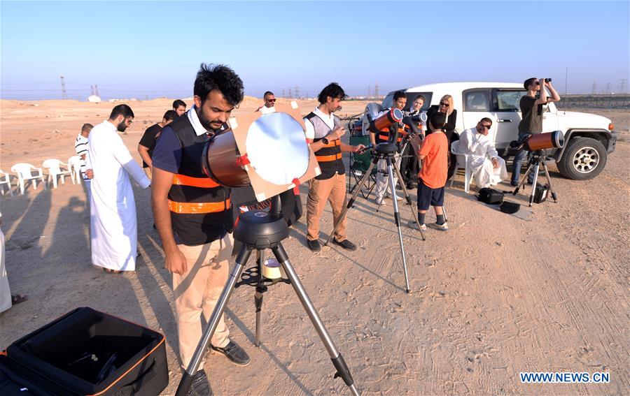 KUWAIT-MUBARAK AL-KABEER GOVERNORATE-PLANET MERCURY-SUN-TRANSITING