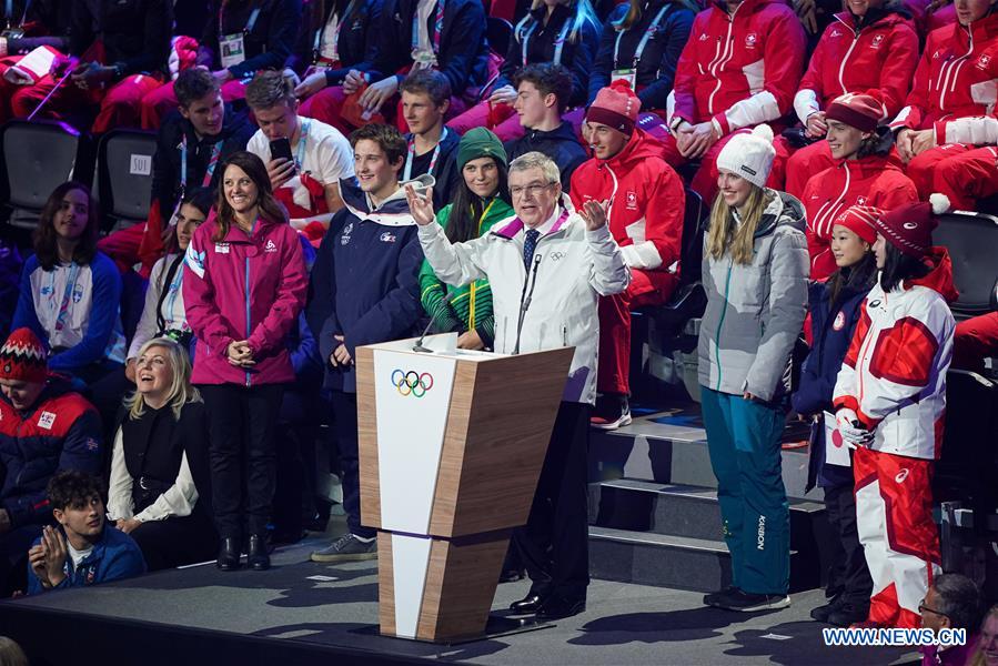 (SP)SWITZERLAND-LAUSANNE-3RD YOUTH WINTER OLYMPIC GAMES-OPENING CEREMONY