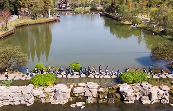 Scenery of Taohuayuan scenic area in China's Hunan